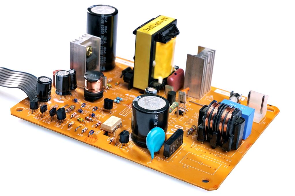 Microprocessor chip on motherboard